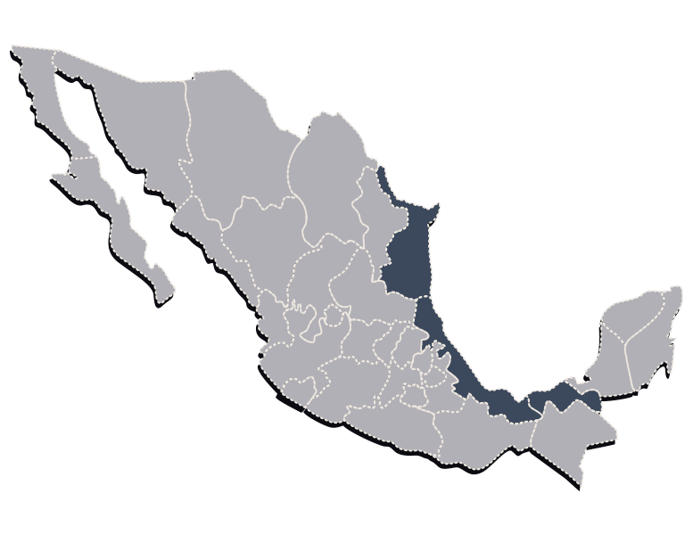BBOX ARMOREX fabricacion desarrollo blindaje transporte ejecutivo tactico y arquitectonico region mapa golfo