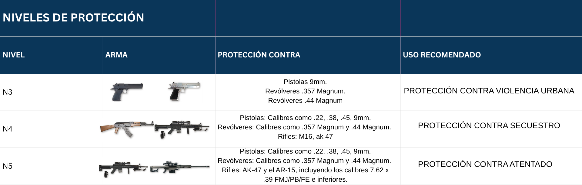 NIVELES DE PROTECCIÓN (2)