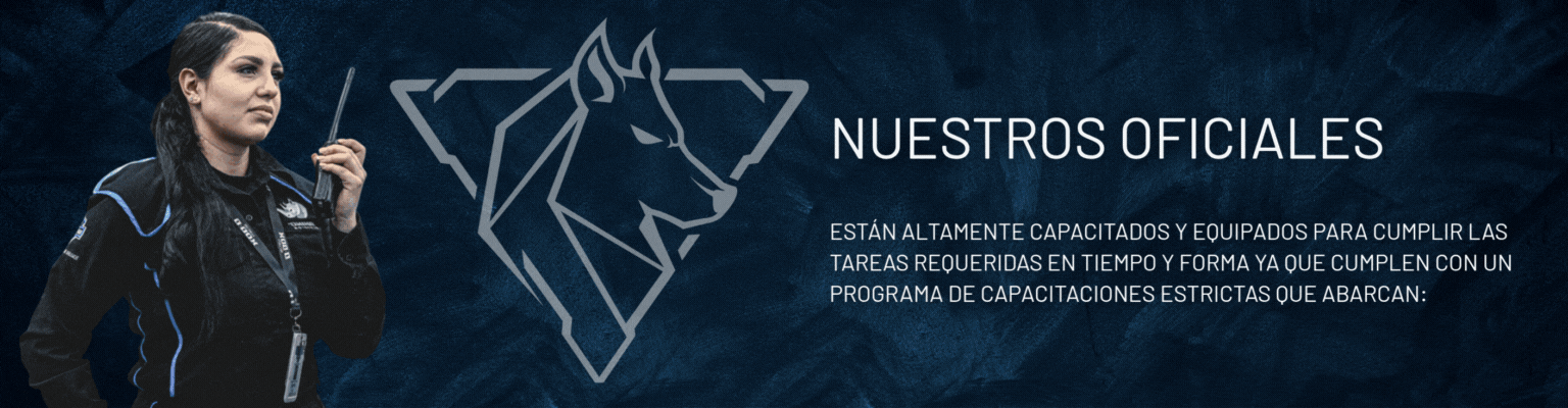 Servicio de seguridad privada con rondines y control de accesos. Guardias de seguridad en la entrada principal de una empresa.</p>
<p>
